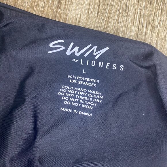 Womens NWT Swim by Lioness Pacsun Black One Piece Swimsuit - L - Picture 9 of 11